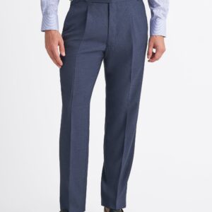 quần xếp ly xanh navy.