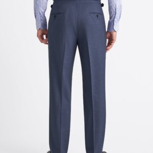 quần xếp ly xanh navy.