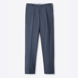 Quần âu xếp ly xanh navy tối