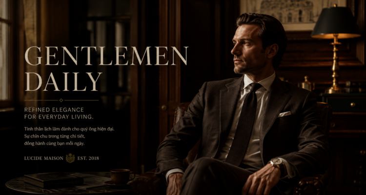 Gentlemen Daily | Bộ Sưu Tập Menswear Cao Cấp – Lucide Maison