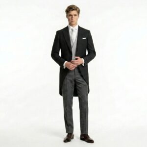 Áo Vest Đuôi Tôm Nam Lễ Phục Morning Suit Thượng Hạng Lucide Maison