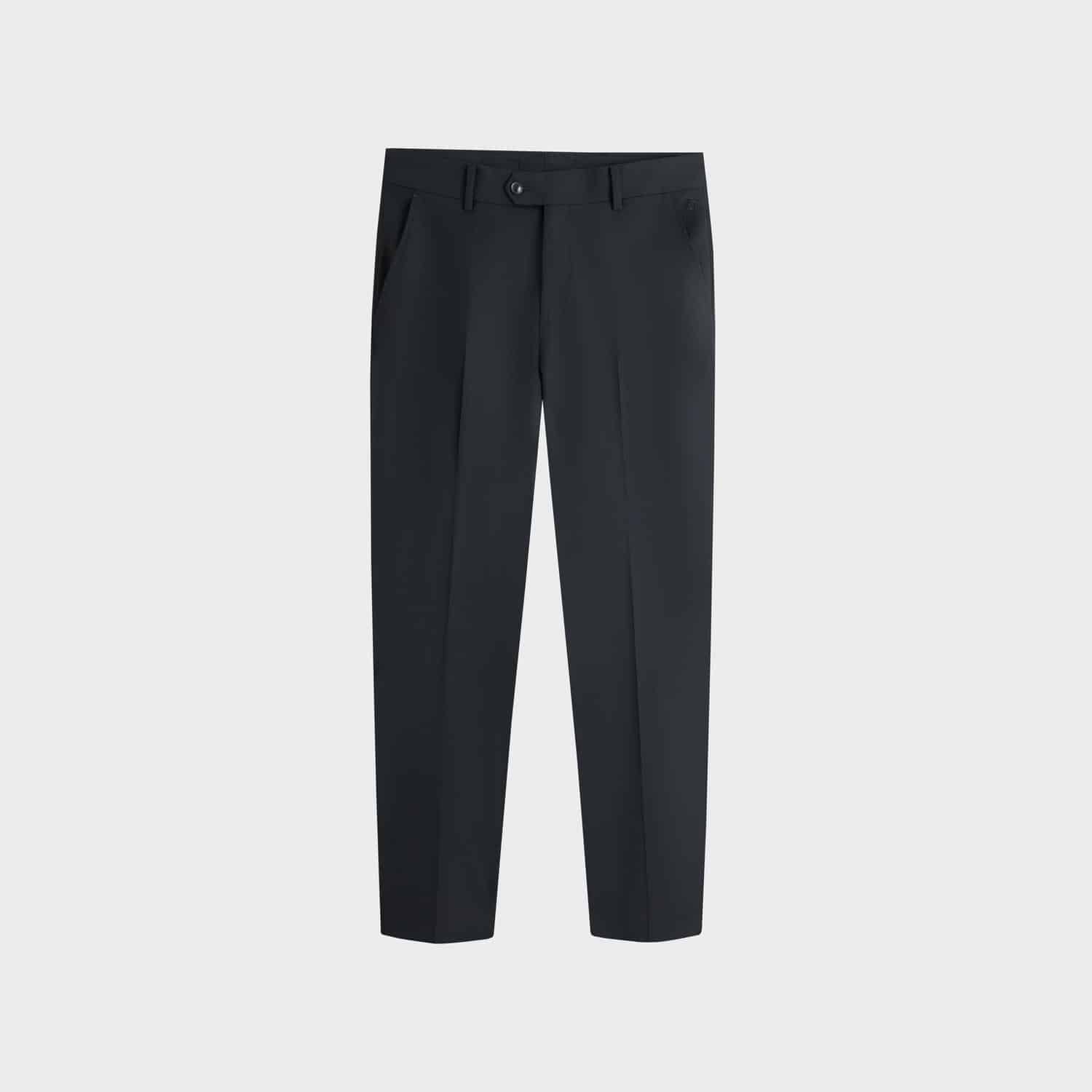 Quần âu wool đen cổ điển cao cấp Lucide Maison