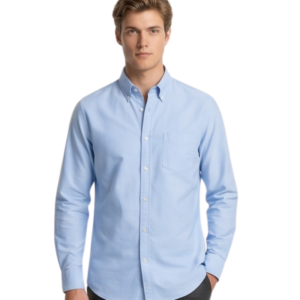 ÁO SƠ MI OXFORD XANH SÁNG CÔNG SỞ | LUCIDEMAISON