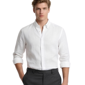 Ơ MI CỔ BUTTON-DOWN LINEN CÔNG SỞ CASUAL| LUCIDEMAISON