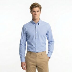 Sơ Mi Oxford Xanh Pastel